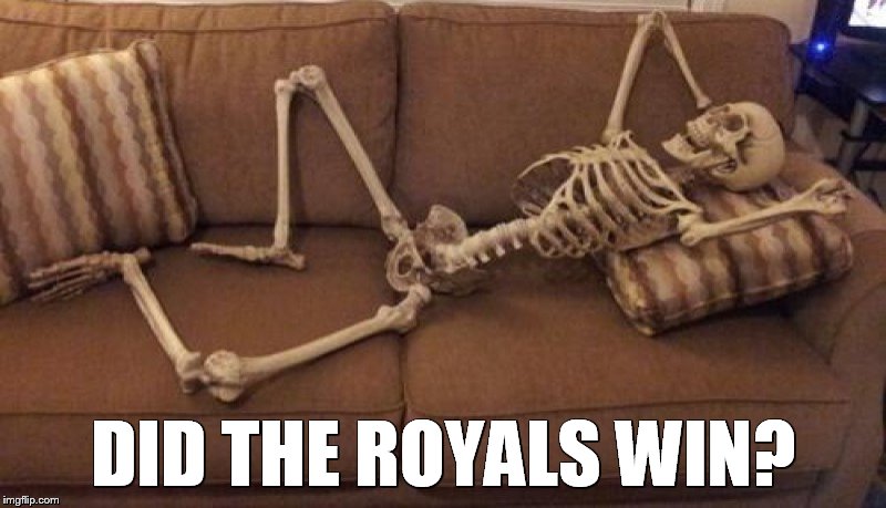 DID THE ROYALS WIN? | image tagged in kansas city royals | made w/ Imgflip meme maker