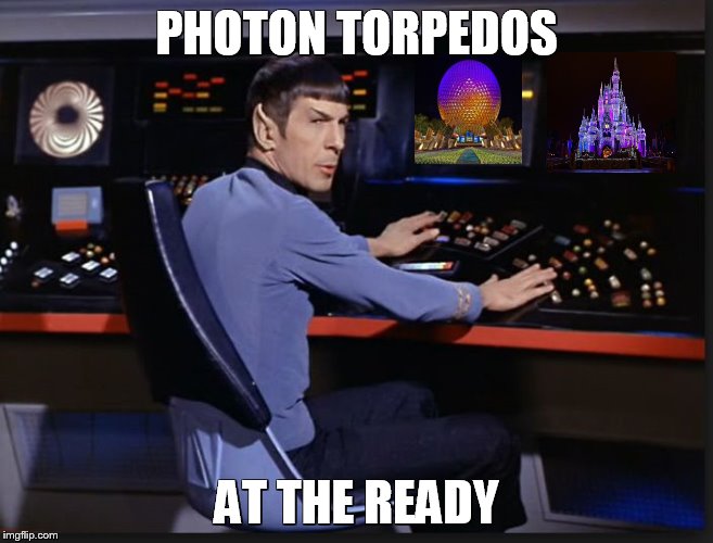 spocking it | PHOTON TORPEDOS AT THE READY | image tagged in spocking it | made w/ Imgflip meme maker