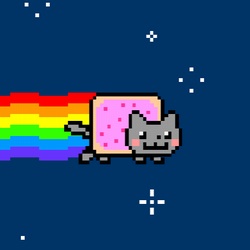 Nyan cat Blank Meme Template