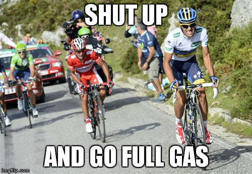 SHUT UP AND GO FULL GAS | image tagged in full gas | made w/ Imgflip meme maker