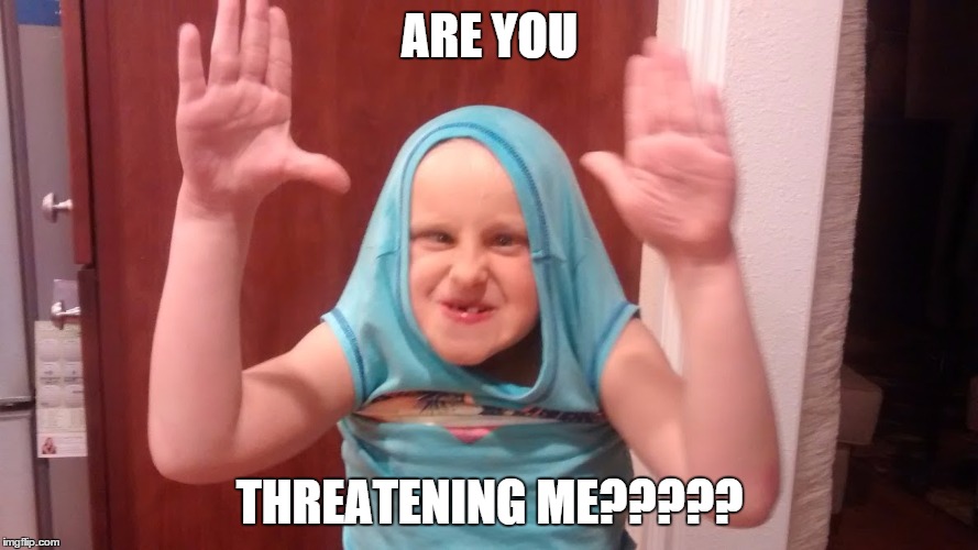 Are You Threatening Me?? | ARE YOU THREATENING ME????? | image tagged in beavis and butthead,beavis | made w/ Imgflip meme maker