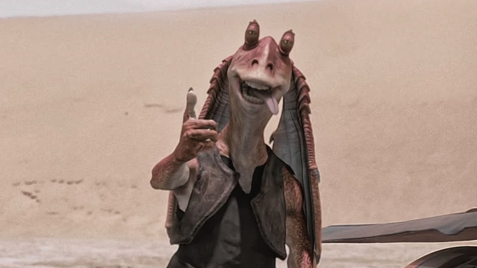 jar jar Blank Meme Template