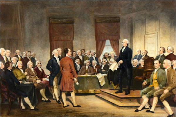 George Washington Court Blank Meme Template