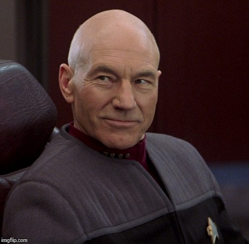High Quality Picard, I got this #2 Blank Meme Template