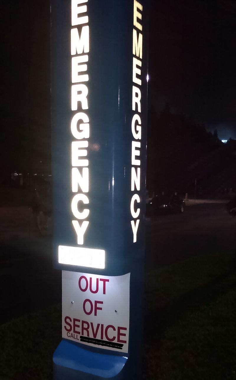 High Quality Emergency Out of Service Blank Meme Template