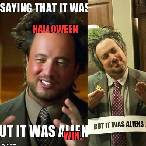 HALLOWEEN WIN. | image tagged in mike is meme | made w/ Imgflip meme maker