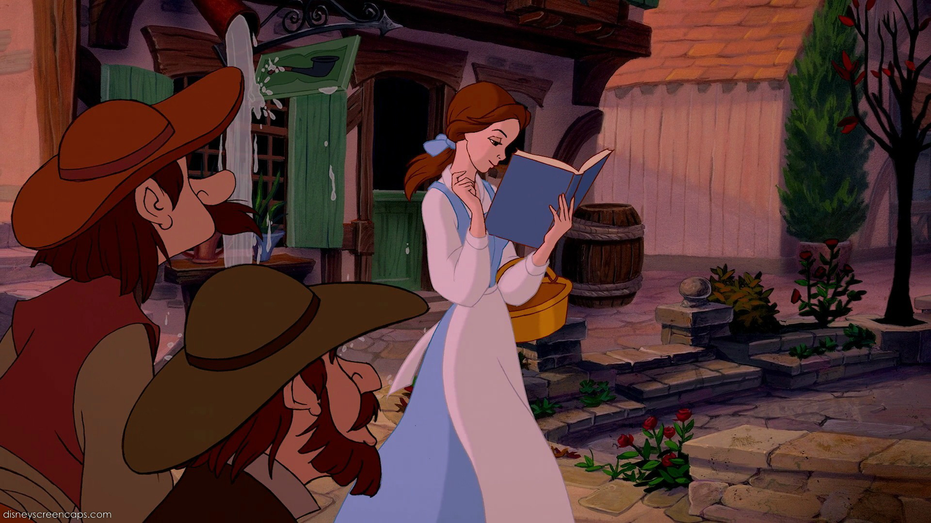 High Quality Belle reading a book Blank Meme Template