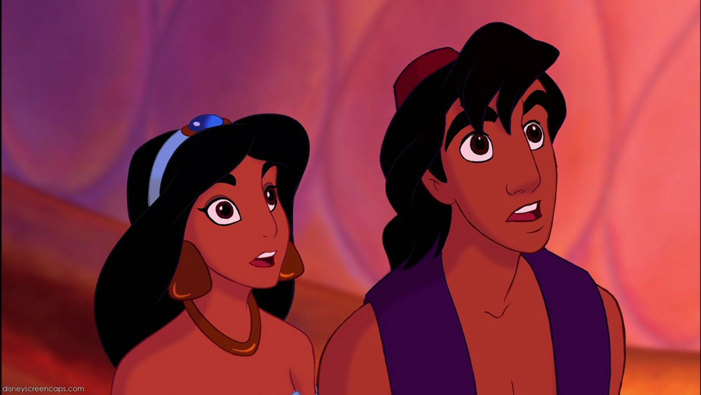 High Quality Aladdin & Jasmine 3 Blank Meme Template