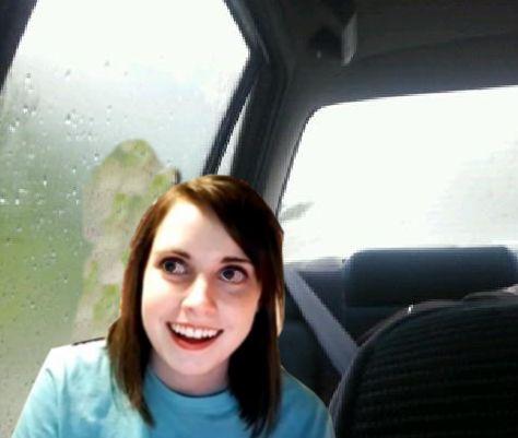 High Quality Introspective Overly Attached Girlfriend Blank Meme Template