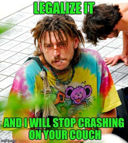 Stoner PhD Meme | LEGALIZE IT AND I WILL STOP CRASHING ON YOUR COUCH | image tagged in memes,stoner phd | made w/ Imgflip meme maker