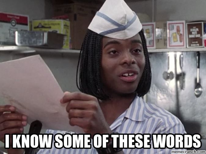 Good Burger: I know some of these words!