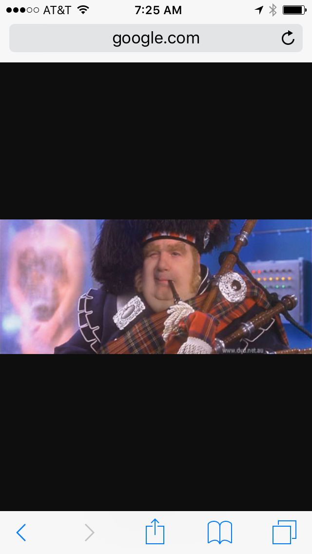 High Quality Fat bastard playing bagpipes Blank Meme Template