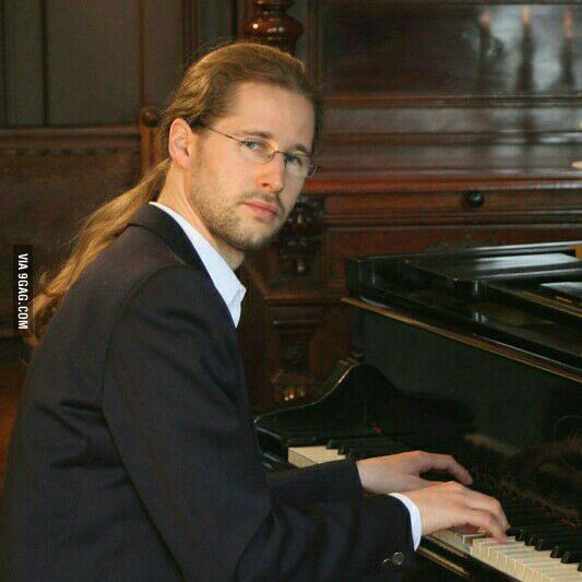 High Quality piano guy Blank Meme Template