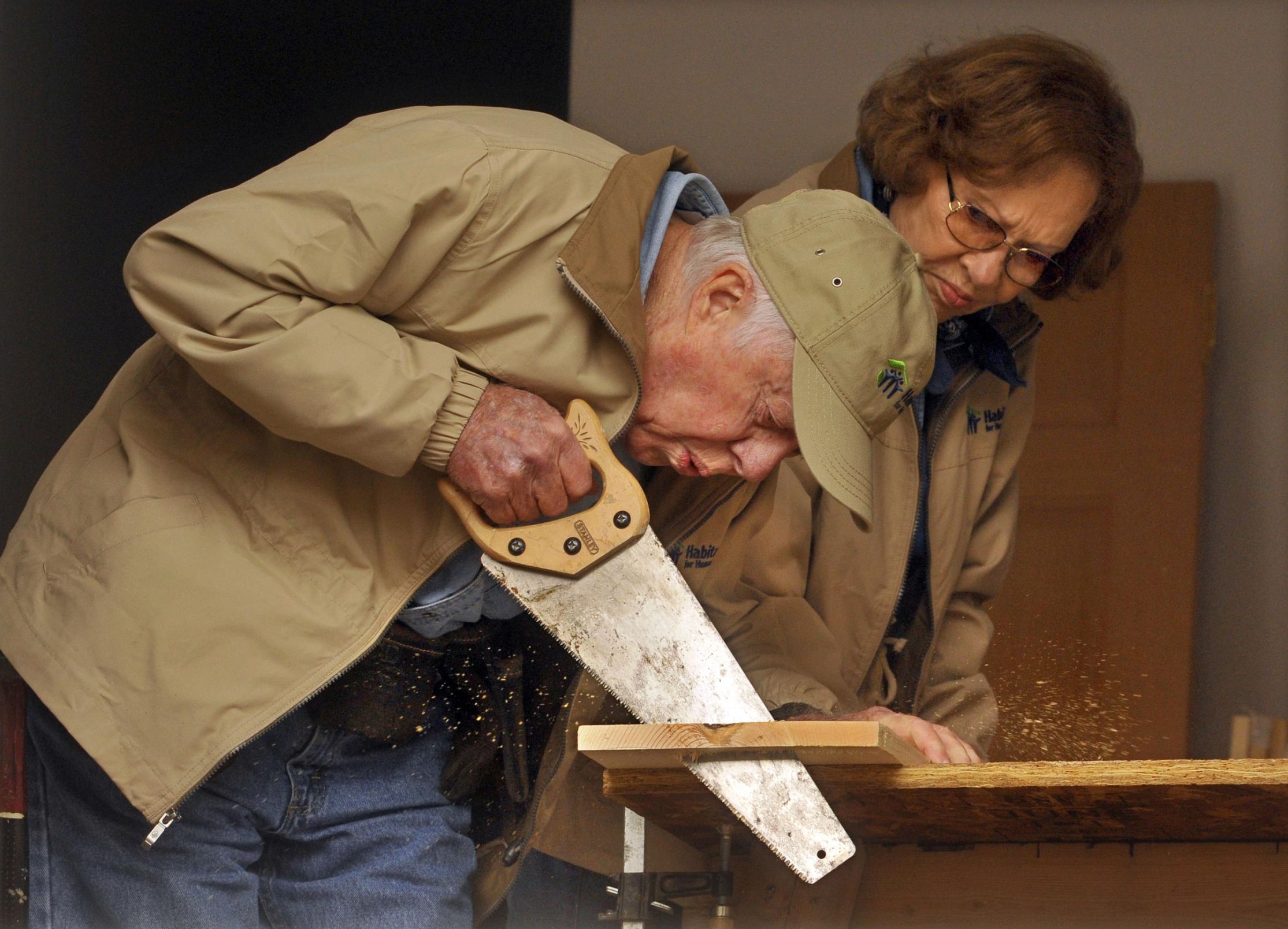 High Quality Jimmy Carter Habitat for Humanity Blank Meme Template