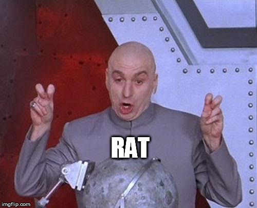 Dr Evil Laser Meme | RAT | image tagged in memes,dr evil laser | made w/ Imgflip meme maker