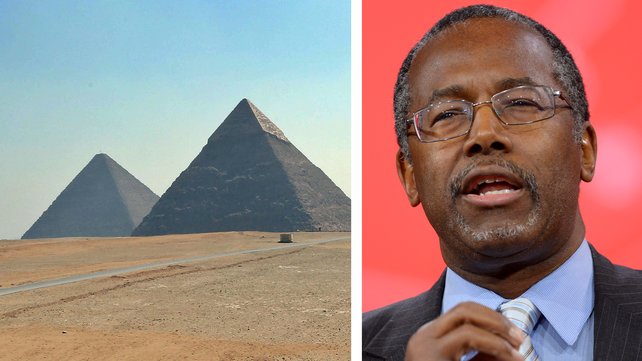 Ben Carson Pyramids Blank Meme Template