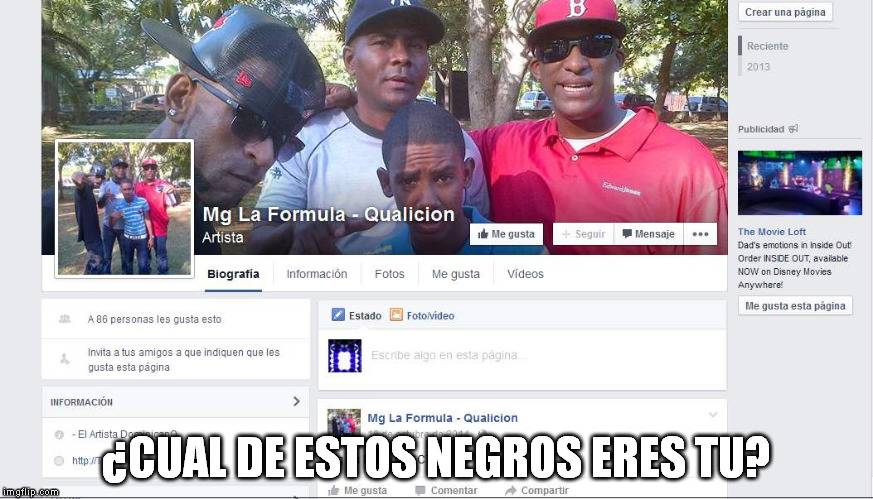 ¿CUAL DE ESTOS NEGROS ERES TU? | made w/ Imgflip meme maker