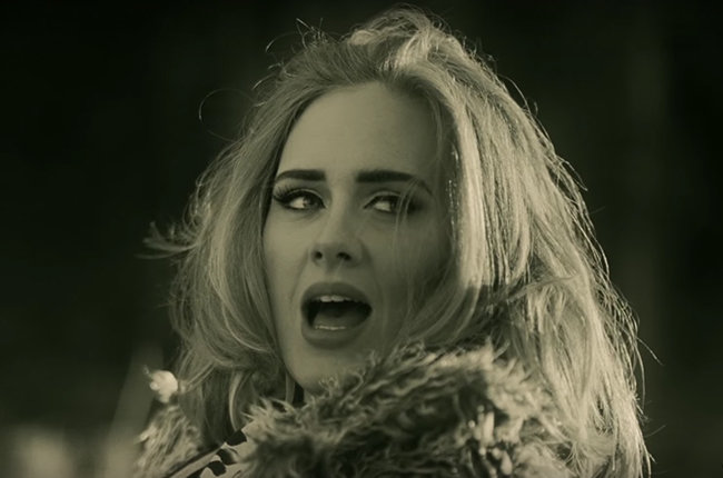 Adele hello  Blank Meme Template