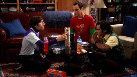 Big Bang Theory jenga Blank Meme Template