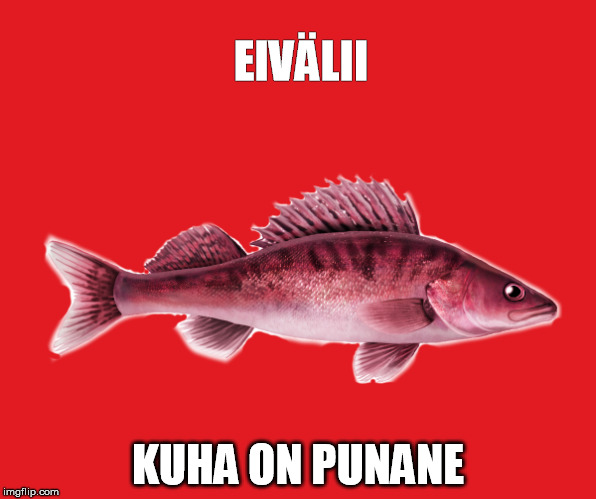 EIVÄLII KUHA ON PUNANE | made w/ Imgflip meme maker