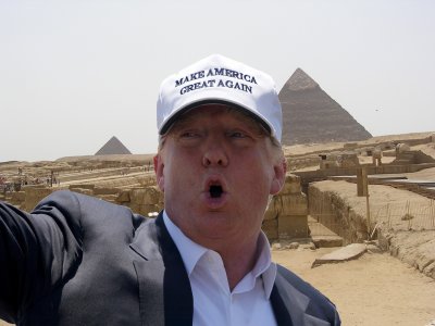 Trump pyramid Blank Meme Template