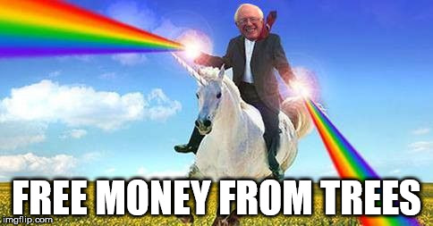 bernie sanders magical trees bernie sanders magical trees