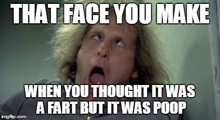 Scary Harry | THAT FACE YOU MAKE WHEN YOU THOUGHT IT WAS A FART BUT IT WAS POOP | image tagged in memes,scary harry | made w/ Imgflip meme maker