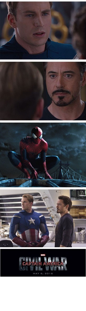Civil War meme with Spider-Man Blank Meme Template