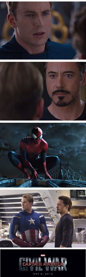 Civil War meme with Spider-Man Blank Meme Template