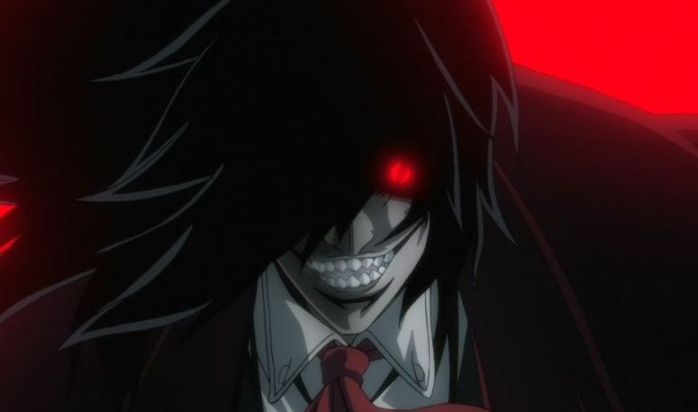 alucard_hellsing_grin Blank Meme Template