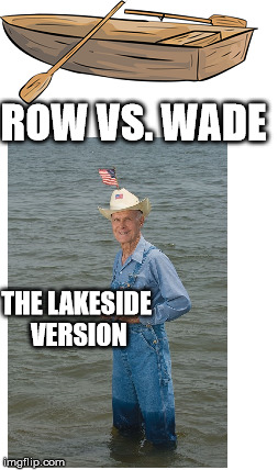 Supreme Court rulings as interpreted by a child. | ROW VS. WADE THE LAKESIDE VERSION | image tagged in memes | made w/ Imgflip meme maker