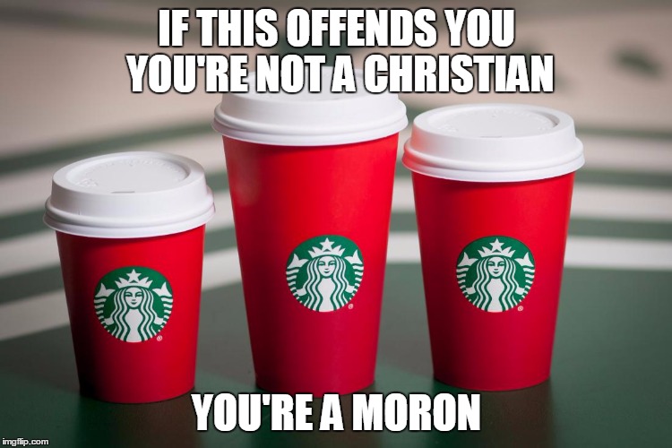 IF THIS OFFENDS YOU YOU'RE NOT A CHRISTIAN YOU'RE A MORON | made w/ Imgflip meme maker