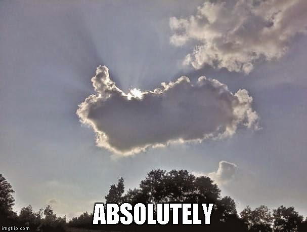 Cloud Thumbs Up | ABSOLUTELY | image tagged in cloud thumbs up | made w/ Imgflip meme maker