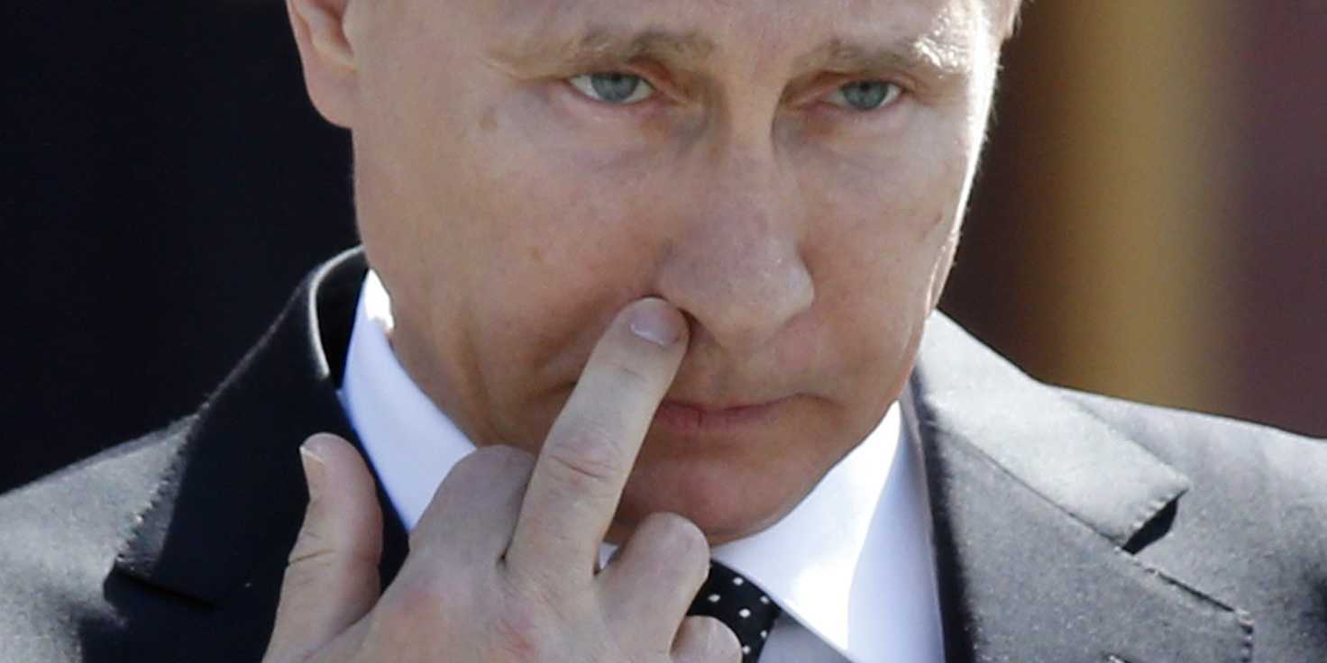 Putin Nose Pick Blank Meme Template
