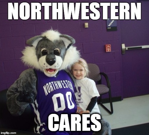 NORTHWESTERN CARES | made w/ Imgflip meme maker