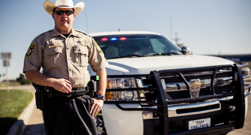 Texas Cop Guy Blank Meme Template