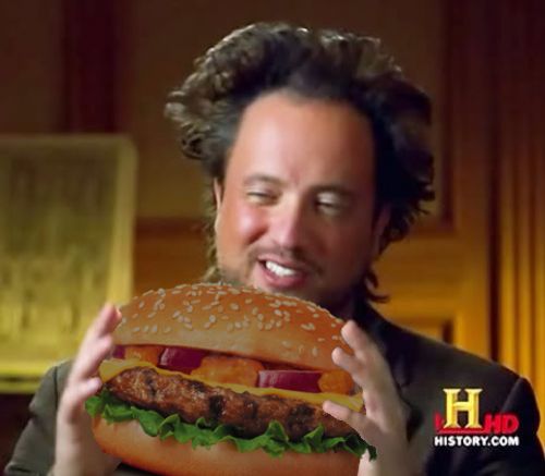 Cheeseburger Blank Meme Template