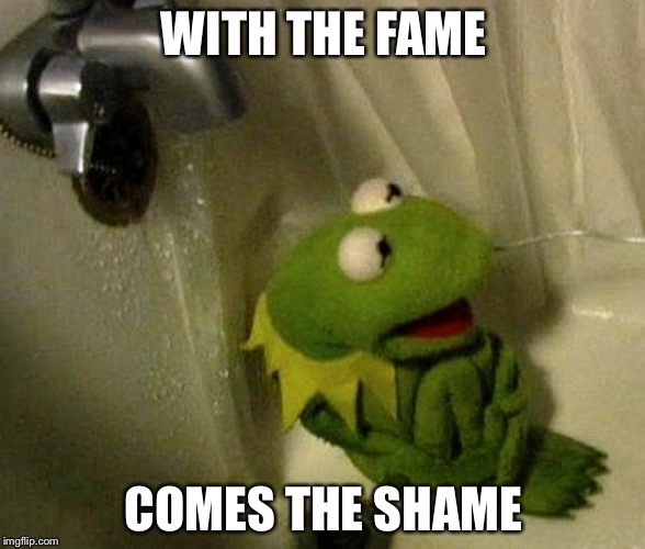 WITH THE FAME COMES THE SHAME | made w/ Imgflip meme maker
