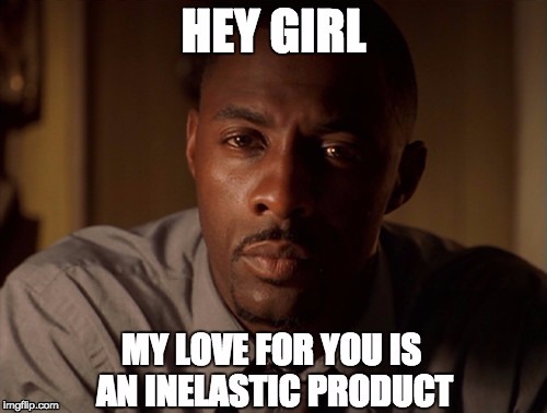 Stringer Love | image tagged in the wire,idris elba,stringer bell,hey girl | made w/ Imgflip meme maker