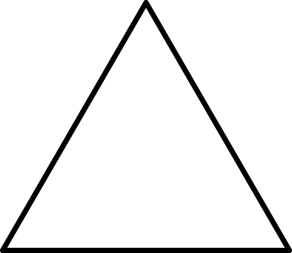 triangle Blank Template Imgflip
