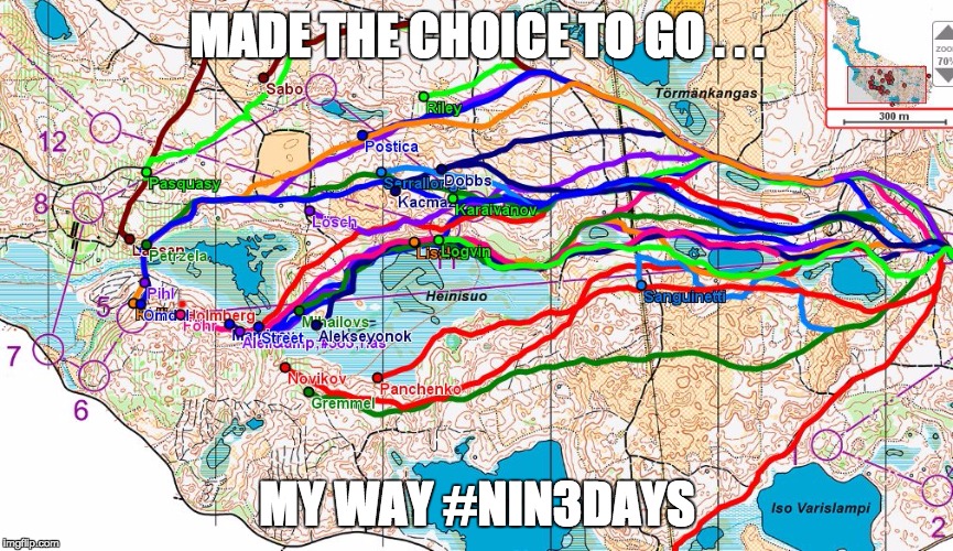 woc men | MADE THE CHOICE TO GO . . . MY WAY #NIN3DAYS | image tagged in woc men | made w/ Imgflip meme maker