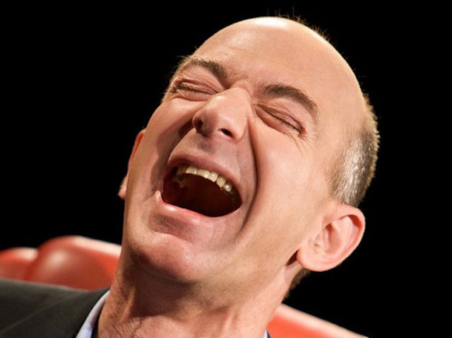 High Quality Bezos Laughing Blank Meme Template