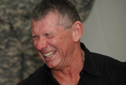 vince mcmahon laughing Blank Meme Template