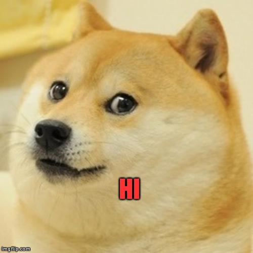 Doge Meme | HI | image tagged in memes,doge | made w/ Imgflip meme maker