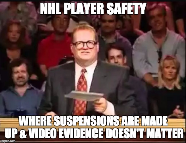 Drew Carey NHL PLAYER SAFETY WHERE SUSPENSIONS ARE MADE UP & VIDEO EVID...