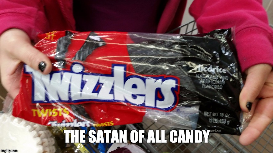 THE SATAN OF ALL CANDY | image tagged in satan,candy | made w/ Imgflip meme maker