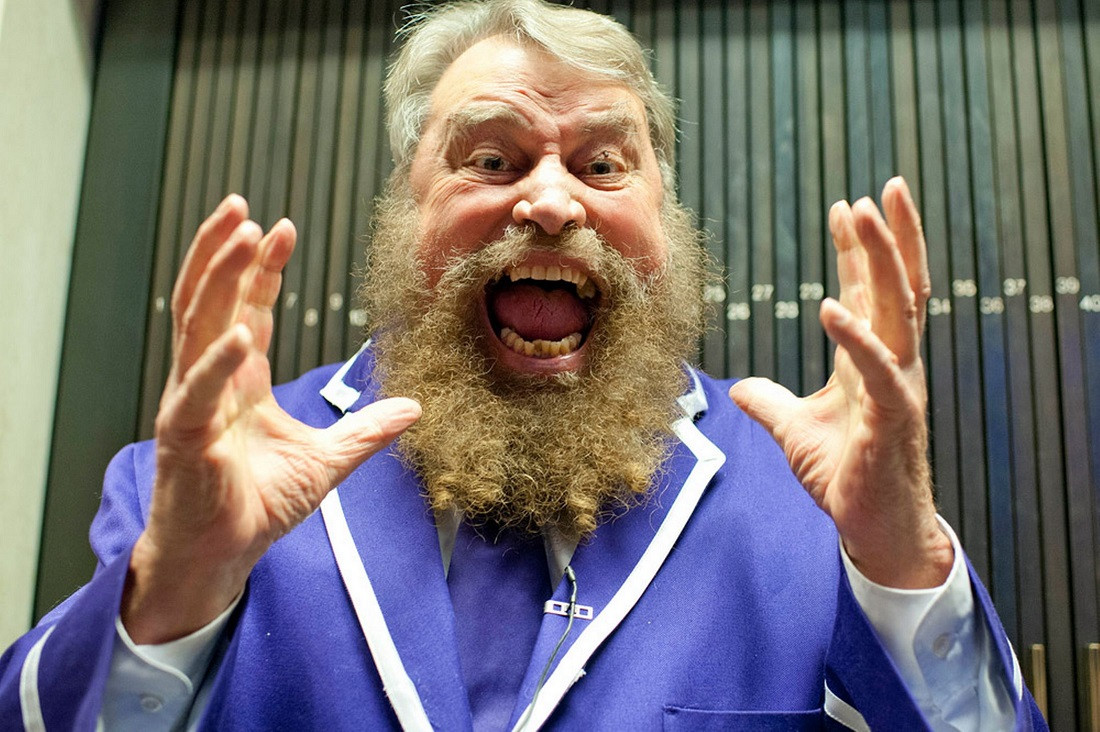 High Quality Brian Blessed Blank Meme Template