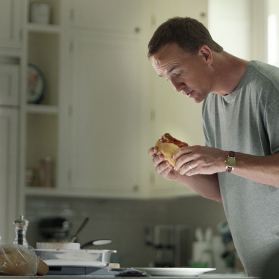 High Quality Peyton Manning Nationwide Chicken Parm Tastes So Good Blank Meme Template