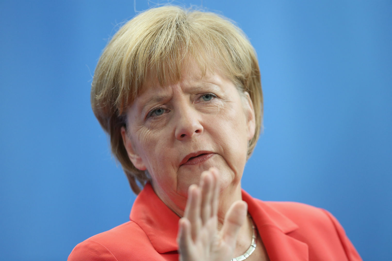 High Quality Angela Merkel -Just calm down Blank Meme Template