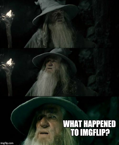 Imgflip? | WHAT HAPPENED TO IMGFLIP? | image tagged in memes,confused gandalf,imgflip,confused | made w/ Imgflip meme maker